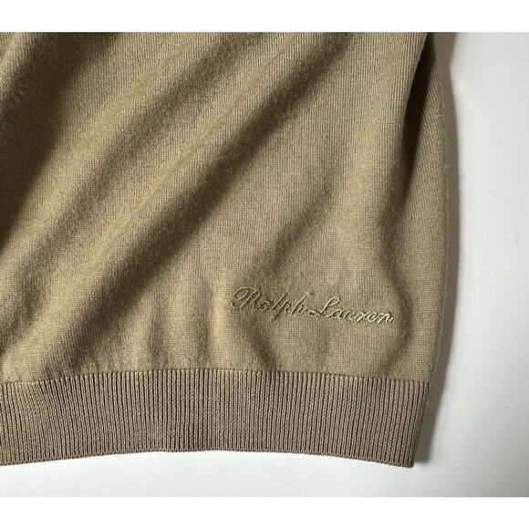 Ralph Lauren Purple Label Women’s Wool Brown Sweater Medium NWT $690 - Picture 7 of 9